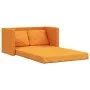 Sofá cama de suelo 2 en 1 tela amarillo oscuro 112x174x55 cm de , Sofás - Ref: Foro24-353972, Precio: 215,39 €, Descuento: %