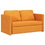 Sofá cama de suelo 2 en 1 tela amarillo oscuro 112x174x55 cm de , Sofás - Ref: Foro24-353972, Precio: 190,76 €, Descuento: %