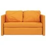 Sofá cama de suelo 2 en 1 tela amarillo oscuro 112x174x55 cm de , Sofás - Ref: Foro24-353972, Precio: 215,39 €, Descuento: %