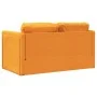 Sofá cama de suelo 2 en 1 tela amarillo oscuro 112x174x55 cm de , Sofás - Ref: Foro24-353972, Precio: 215,39 €, Descuento: %
