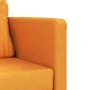 Sofá cama de suelo 2 en 1 tela amarillo oscuro 112x174x55 cm de , Sofás - Ref: Foro24-353972, Precio: 215,39 €, Descuento: %