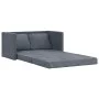 Sofá cama de suelo 2 en 1 terciopelo gris oscuro 122x204x55 cm de , Sofás - Ref: Foro24-353958, Precio: 195,21 €, Descuento: %
