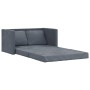 Sofá cama de suelo 2 en 1 terciopelo gris oscuro 122x204x55 cm de , Sofás - Ref: Foro24-353958, Precio: 210,88 €, Descuento: %