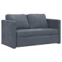 Sofá cama de suelo 2 en 1 terciopelo gris oscuro 122x204x55 cm de , Sofás - Ref: Foro24-353958, Precio: 210,88 €, Descuento: %