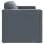 Sofá cama de suelo 2 en 1 terciopelo gris oscuro 122x204x55 cm de , Sofás - Ref: Foro24-353958, Precio: 195,21 €, Descuento: %
