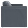Sofá cama de suelo 2 en 1 terciopelo gris oscuro 122x204x55 cm de , Sofás - Ref: Foro24-353958, Precio: 210,88 €, Descuento: %