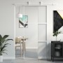 Puerta corredera vidrio templado y aluminio blanca 90x205 cm de , Puertas para el hogar - Ref: Foro24-155205, Precio: 172,21 ...