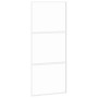 Puerta corredera vidrio templado y aluminio blanca 90x205 cm de , Puertas para el hogar - Ref: Foro24-155205, Precio: 172,21 ...