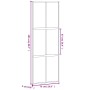 Puerta corredera vidrio templado y aluminio negra 76x205 cm de , Puertas para el hogar - Ref: Foro24-155207, Precio: 208,85 €...