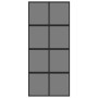 Puerta corredera vidrio templado y aluminio negra 90x205 cm de , Puertas para el hogar - Ref: Foro24-155226, Precio: 233,24 €...