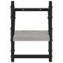 Estantes de pared con barras 2 uds gris Sonoma 20x25x30 cm de , Estantes y estanterías - Ref: Foro24-836231, Precio: 17,33 €,...