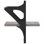 Estantes de pared con barras 2 uds gris Sonoma 20x25x30 cm de , Estantes y estanterías - Ref: Foro24-836231, Precio: 17,33 €,...