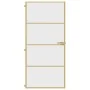 Innentür aus vergoldetem gehärtetem Glas und Aluminium 93x201,5cm von , Türen für zu Hause - Ref: Foro24-155134, Preis: 160,3...