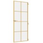 Puerta de interior dorada vidrio templado y aluminio 83x201,5cm de , Puertas para el hogar - Ref: Foro24-155141, Precio: 194,...