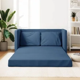 Sofá cama de suelo 2 en 1 tela azul 112x174x55 cm de , Sofás - Ref: Foro24-353971, Precio: 232,65 €, Descuento: %