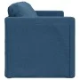 Sofá cama de suelo 2 en 1 tela azul 112x174x55 cm de , Sofás - Ref: Foro24-353971, Precio: 232,65 €, Descuento: %