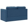Sofá cama de suelo 2 en 1 tela azul 112x174x55 cm de , Sofás - Ref: Foro24-353971, Precio: 189,44 €, Descuento: %