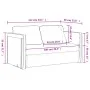 Sofá cama de suelo 2 en 1 tela azul 112x174x55 cm de , Sofás - Ref: Foro24-353971, Precio: 232,65 €, Descuento: %