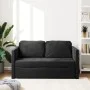 Bodensofa 2-in-1 aus schwarzem Samt 122x204x55 cm von , Sofas - Ref: Foro24-353959, Preis: 236,06 €, Rabatt: %