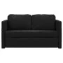 Bodensofa 2-in-1 aus schwarzem Samt 122x204x55 cm von , Sofas - Ref: Foro24-353959, Preis: 236,06 €, Rabatt: %