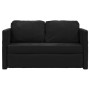 Sofá cama de suelo 2 en 1 terciopelo negro 122x204x55 cm de , Sofás - Ref: Foro24-353959, Precio: 262,22 €, Descuento: %
