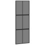 Puerta corredera vidrio templado y aluminio negra 76x205 cm de , Puertas para el hogar - Ref: Foro24-155213, Precio: 185,32 €...