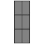 Puerta corredera vidrio templado y aluminio negra 76x205 cm de , Puertas para el hogar - Ref: Foro24-155213, Precio: 185,32 €...