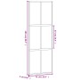 Puerta corredera vidrio templado y aluminio negra 76x205 cm de , Puertas para el hogar - Ref: Foro24-155213, Precio: 185,32 €...