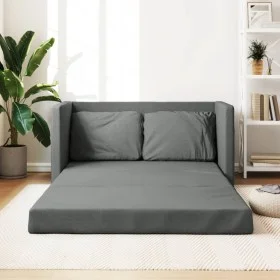 Sofá cama de suelo 2 en 1 tela gris oscuro 112x174x55 cm by , Sofas - Ref: Foro24-353965, Price: 191,10 €, Discount: %