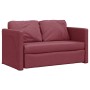 Sofá cama de suelo 2 en 1 tela rojo tinto 112x174x55 cm de , Sofás - Ref: Foro24-353967, Precio: 177,36 €, Descuento: %