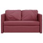 Sofá cama de suelo 2 en 1 tela rojo tinto 112x174x55 cm de , Sofás - Ref: Foro24-353967, Precio: 177,36 €, Descuento: %