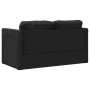 Sofá cama de suelo 2 en 1 cuero sintético negro 112x174x55 cm de , Sofás - Ref: Foro24-353973, Precio: 213,90 €, Descuento: %