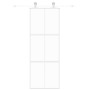 Puerta corredera vidrio templado y aluminio blanca 76x205 cm de , Puertas para el hogar - Ref: Foro24-155216, Precio: 164,16 ...