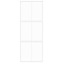 Puerta corredera vidrio templado y aluminio blanca 76x205 cm de , Puertas para el hogar - Ref: Foro24-155216, Precio: 164,16 ...