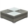Set de muebles de jardín 5 pzas y cojines ratán sintético gris de vidaXL, Conjuntos de jardín - Ref: Foro24-42741, Precio: 55...