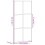 Puerta corredera vidrio templado y aluminio negra 102,5x205 cm de , Puertas para el hogar - Ref: Foro24-155209, Precio: 204,4...