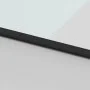 Schwarze Schiebetür aus gehärtetem Glas und Aluminium, 90 x 205 cm von , Türen für zu Hause - Ref: Foro24-155202, Preis: 177,...