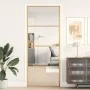 Goldene Innentür aus gehärtetem Glas und Aluminium, 83 x 201,5 cm von , Türen für zu Hause - Ref: Foro24-155133, Preis: 196,4...