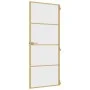 Goldene Innentür aus gehärtetem Glas und Aluminium, 83 x 201,5 cm von , Türen für zu Hause - Ref: Foro24-155133, Preis: 196,4...
