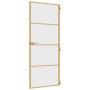 Puerta de interior dorada vidrio templado y aluminio 83x201,5cm de , Puertas para el hogar - Ref: Foro24-155133, Precio: 218,...