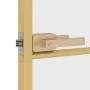Goldene Innentür aus gehärtetem Glas und Aluminium, 83 x 201,5 cm von , Türen für zu Hause - Ref: Foro24-155133, Preis: 196,4...