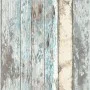 DUTCH WALLCOVERINGS Papel de pared pintado trozos madera azul PE10012 de DUTCH WALLCOVERINGS, Papel pintado - Ref: Foro24-422...