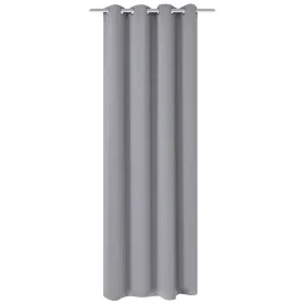 Blackout curtain with metal eyelets 270x245 cm gray by vidaXL, Curtains and curtains - Ref: Foro24-132206, Price: 33,09 €, Di...