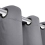 Cortina opaca con ojales de metal 270x245 cm gris de vidaXL, Cortinas y visillos - Ref: Foro24-132206, Precio: 39,20 €, Descu...