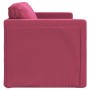 Sofá cama de suelo 2 en 1 terciopelo rojo tinto 122x204x55 cm de , Sofás - Ref: Foro24-353960, Precio: 224,55 €, Descuento: %
