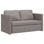 Sofá cama de suelo 2 en 1 tela gris Taupe 112x174x55 cm de , Sofás - Ref: Foro24-353969, Precio: 213,12 €, Descuento: %