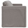 Sofá cama de suelo 2 en 1 tela gris Taupe 112x174x55 cm de , Sofás - Ref: Foro24-353969, Precio: 213,12 €, Descuento: %