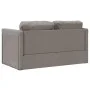 Sofá cama de suelo 2 en 1 tela gris Taupe 112x174x55 cm de , Sofás - Ref: Foro24-353969, Precio: 225,73 €, Descuento: %