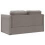 Sofá cama de suelo 2 en 1 tela gris Taupe 112x174x55 cm de , Sofás - Ref: Foro24-353969, Precio: 213,12 €, Descuento: %