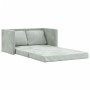 Sofá cama de suelo 2 en 1 terciopelo gris claro 122x204x55 cm de , Sofás - Ref: Foro24-353957, Precio: 230,26 €, Descuento: %